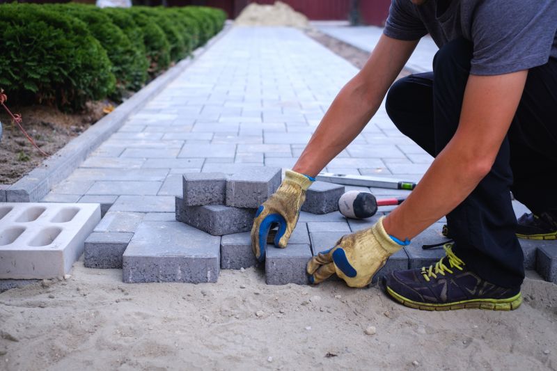 Paver patio construction process