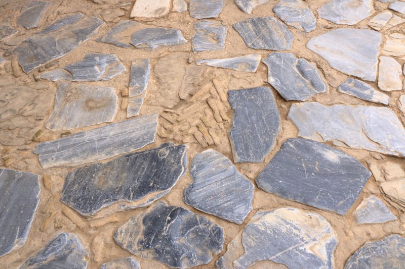 Natural stone paver installation